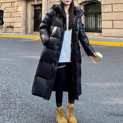 White duck down pullover down jacket