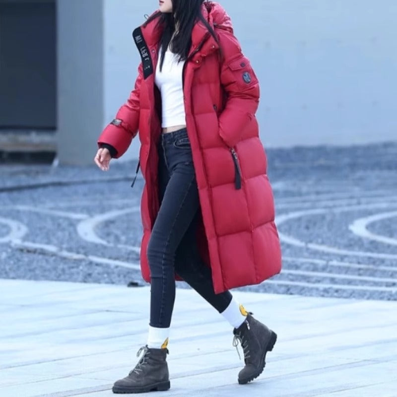 White duck down pullover down jacket